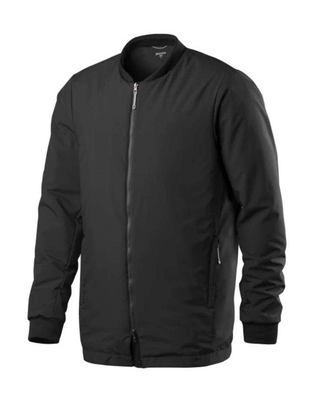 Houdini | Men's Black Zip-Up Puff Bomber Pitch Jacket, M